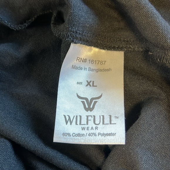 NWT Wilfull Wear black tank top- Size XL - Picture 5 of 6